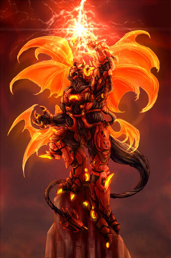 Lightning Strike Demon Bot