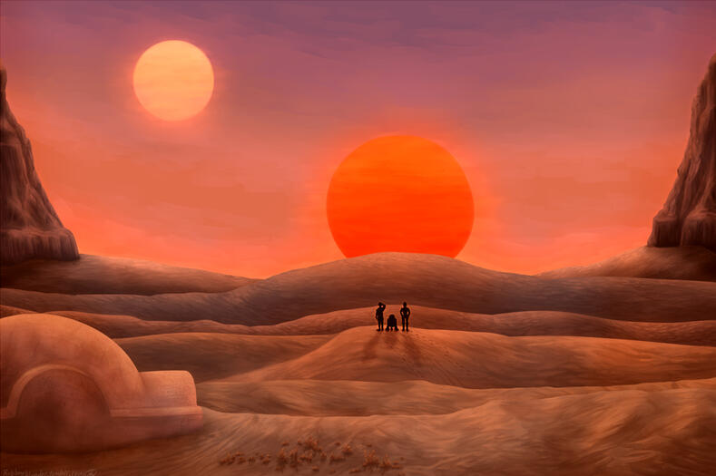 Sunset on Tatooine Commission